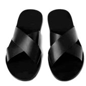 Handmade African Men's Sandals/Genuine Leather Beaded Flip-Flops/Comfortable Summer Sandals for Men/African Shoes/Unique Gift for Him