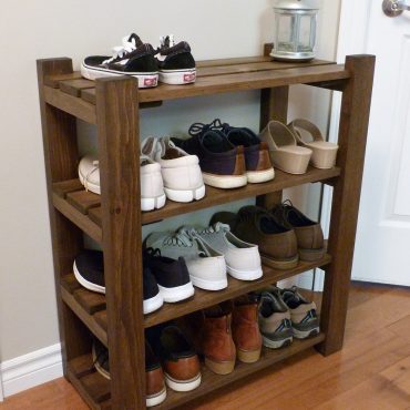 Shoe Rack-4 levels / with length options, Shoe Storage, Shoe Organizer, Shoe Cabinet, Shoe Rack Wood