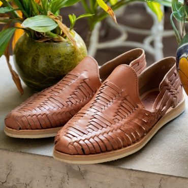 Huarache Sandals Men | Handmade Leather Men's Sandals | Leather Flip-Flops | Summer Shoes | Leather Flat Shoes | RAMBUTAN