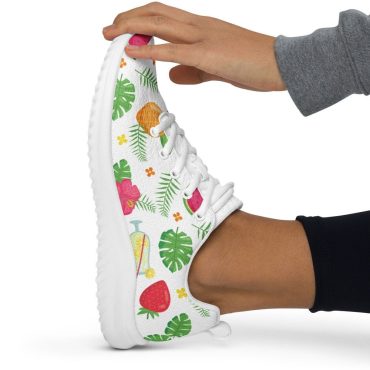Tropical Women’s athletic shoes, Summer sneakers, Spring walking shoes, Womens all purpose shoes ,Stylish and comfortable custom sneakers