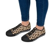 Dare to Be Different Women's Low Top Sneakers | Breathable Leopard Print Design | Comfort and Fashion in Every Step