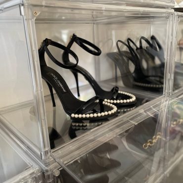 Magnetic Perspex Shoe Display Box Premium shoe display box Stackable Clear shoe boxes sneaker storage heels storage purse storage handbag