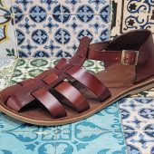 Handmade Men's Sandals made with quality materials: genuine leather and genuine leather 100% Made in Italy Handmade Sandals for Man