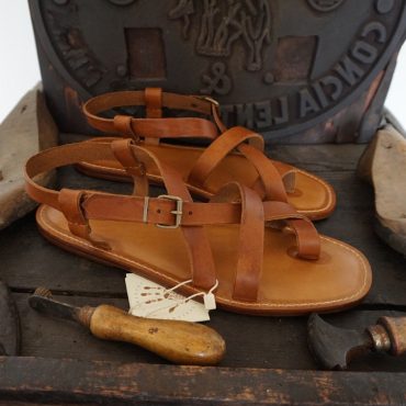 Men handmade sandals in Vegetable tanned Leather Mario Doni, Man Sandal in leather hand made summer shoes men fisherman sandals gift for him