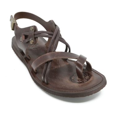Handmade Men's Leather Sandals 1234 Brown