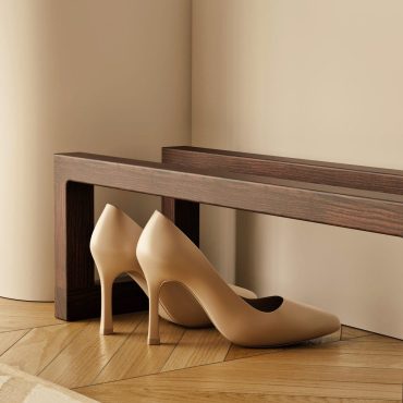 Wooden Shoe Rack – Handmade Natural Wood Storage Shelf for Entryway, Closet, or Hallway – Rustic & Durable Organizer for Shoes