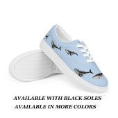 womens lace up sneakers women comfortable shoe womens whale print sneaker  boat shoe womens sneaker fashion street style sneaker gift idea