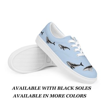 womens lace up sneakers women comfortable shoe womens whale print sneaker  boat shoe womens sneaker fashion street style sneaker gift idea