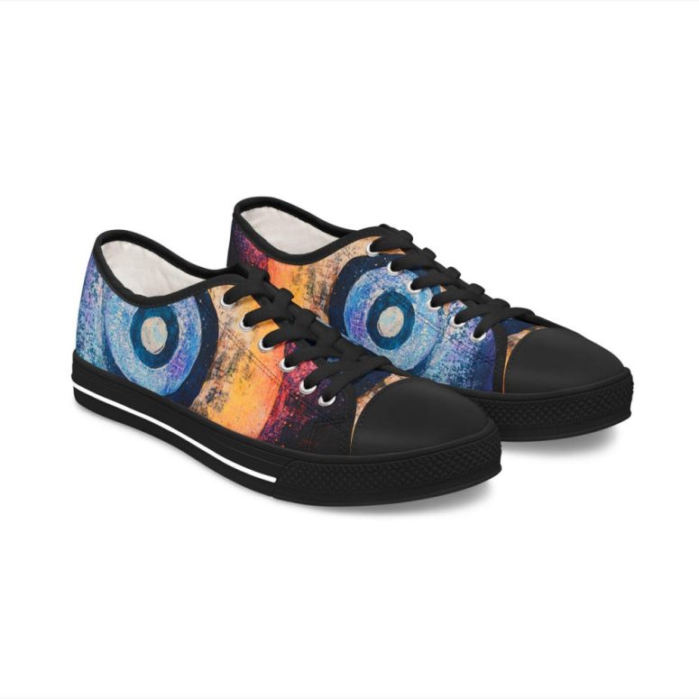 Sneakers, Mystical Harmony Women's Mesh Shoes for Good Vibes, Breathable and Durable, Casual Stylish Footwear
