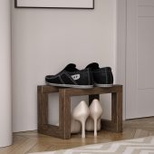 Solid Wooden Shoe Rack, Custom Handmade Shoe Rack for Home, Durable Wooden Shoe Storage Shelf, Eco-Friendly Shoe Organizer for Entryway