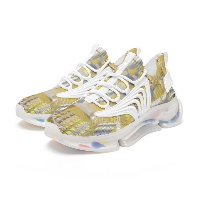 Diamond Design Unisex Low Top Mesh Sneakers | Stylish, Breathable Shoes for Casual Wear & Comfort