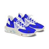 Blue Vibrant Sunflower Women's Mesh Sneakers, Athletic Shoes for Daily Wear, Comfortable Footwear for Spring, Ideal for Active Lifestyles,