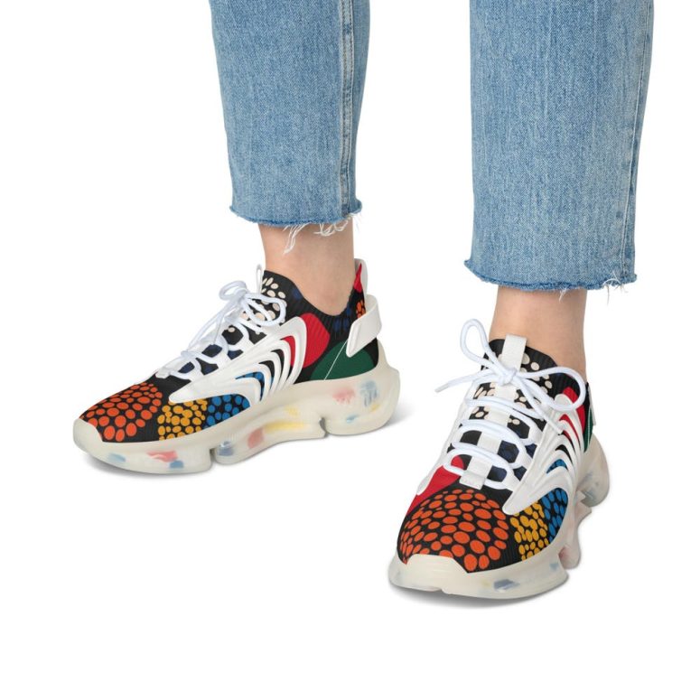 Colorful Women's Mesh Sneakers - Stylish Footwear for Active Women, Athletic Sneakers, Trendy Sports Shoes, Casual Everyday Shoes, Perfect