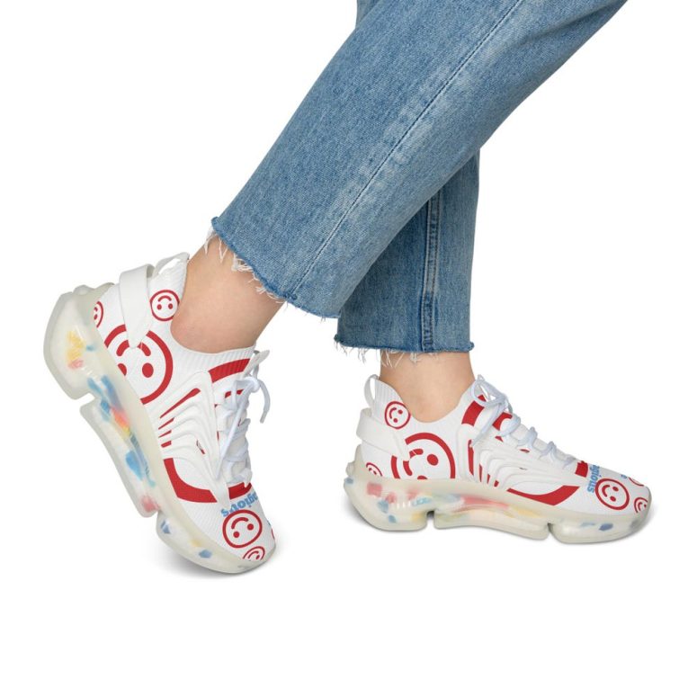a smile is contagious Women's Mesh Sneakers
