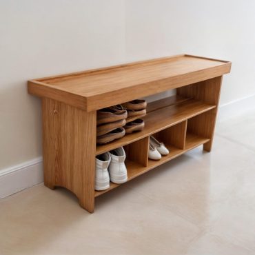 DIY Shoes Rack with seating , Simple Shoes rack Plan, Shoes organizer, beginner friendly plan, step by step instructions