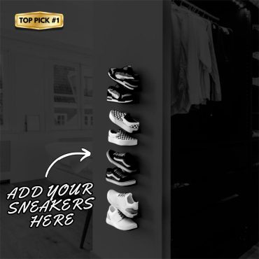 Shoe Sneaker Organizer Wall Mounted Rack Minimalist Space-Saving, Floating Shelf for Stylish Display & Storage Decoration Decor Sneakerhead