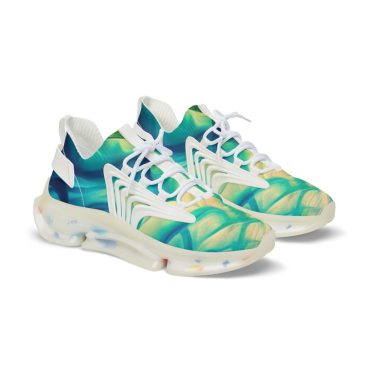 Vibrant Men's Mesh Sneakers, Stylish Athletic Shoes, Eco-Friendly Footwear, Casual Sneakers for Comfort, Unique Design Sneakers