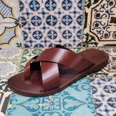 Comfortable handmade sandals for men made with quality materials: real leather and genuine leather 100% Made in Italy Handmade Sandals Man