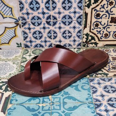 Comfortable handmade sandals for men made with quality materials: real leather and genuine leather 100% Made in Italy Handmade Sandals Man