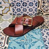 Comfortable handmade sandals for men made with quality materials: real leather and genuine leather 100% Made in Italy Handmade Sandals Man