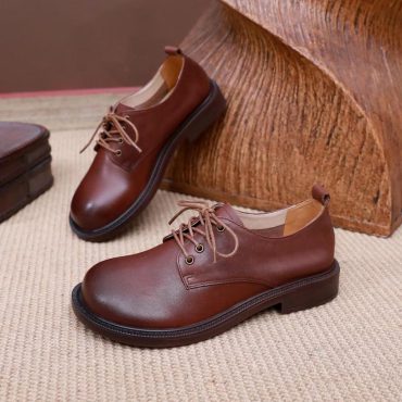 Handmade Women Leather Shoes,Oxford Black Shoes,Flat Shoes,Brown shoes,Tie Shoes,Women Shoes,Women Gift,Comfortable Shoes,Mama's Gift