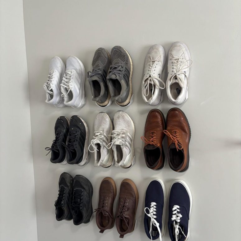 2X Intricate Wall Hanging Shoe Holder (2 Piece)