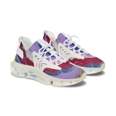 Stylish Women's Mesh Sneakers, Colorful Athletic Shoes for Casual Wear, Unique Gift for Active Lifestyle, Trendy Sports Footwear, Perfect