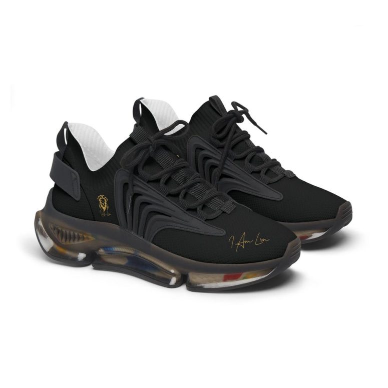 I Am Lion black Women's Mesh Sneakers