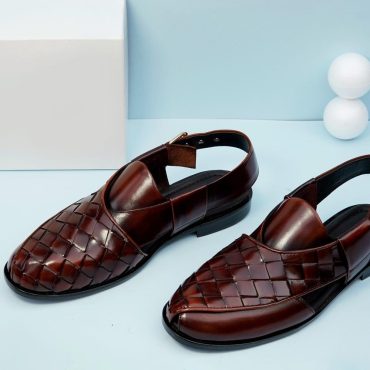 Handmade Men's Brown Leather Peshawari Chappal - Handmade Leather Sandals , Peshawri Sandals, Leather Footwear, Gift for him, Gift for Bf