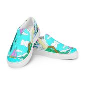 Women’s slip-on canvas shoes - Beach, Boat, Vacation, Tropical Summer Vibe