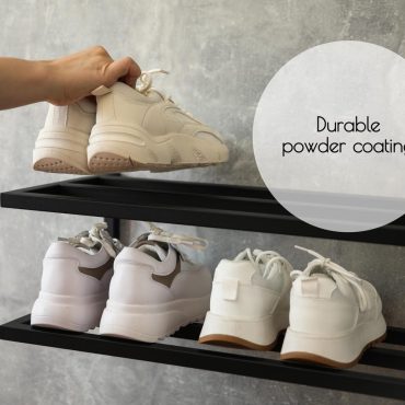 2 Tier shoe rack Industrial metal shoe shelf for hallway decor Wall mount shoe rack hallway rustic shoe Reclaimed custom shoe rack 2 tier